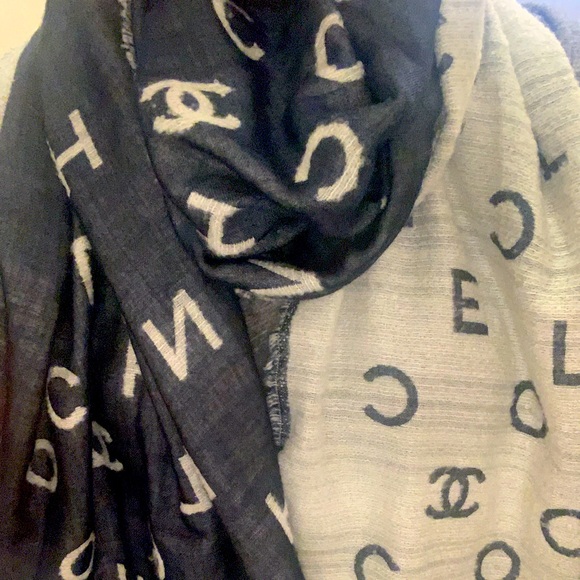 Chanel cashmere scarf